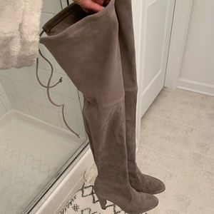 Stuart Weitzman Hiline Gray 5.5 OTK